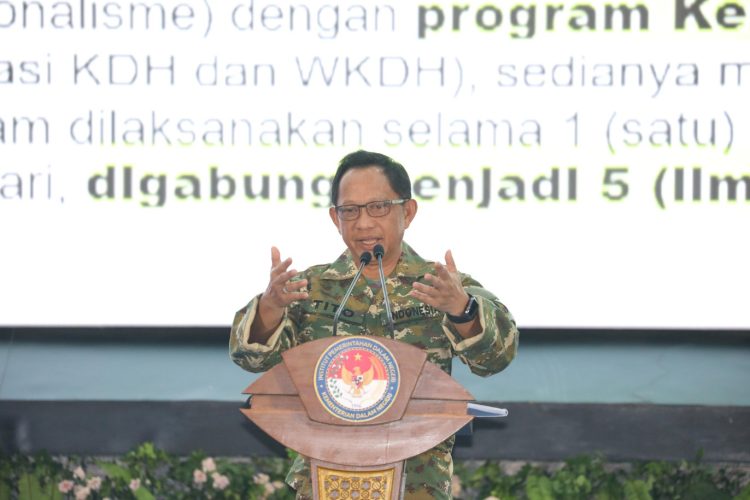 Buka Retret Gelombang II, Mendagri Jelaskan Kewajiban, Larangan, dan Sanksi Kepala Daerah 
