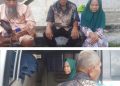 Yayasan Yadul Ulya Merangin Antar Nenek Sariah Warga Desa Danau yang Baru di rawat dari Rumah Sakit Pulang ke Rumah