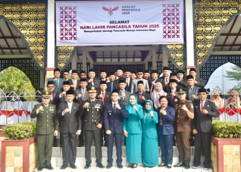 Wabup Gerry Trisatwika,Menghadiri Peringatan Hari kesaktian  Pancasila di Kapolres Sarolangun