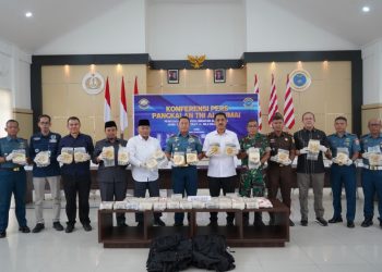 Prajurit TNI Gagalkan Penyelundupan Narkotika 48,54 Kg Sabu di Perairan Dumai Riau