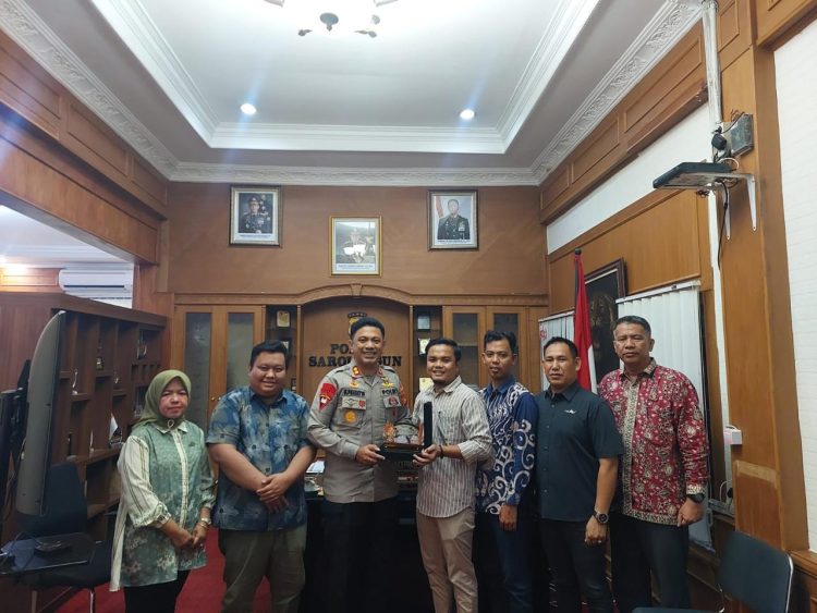 Kunjungan KPUD Kabupaten Sarolangun Usai Pilkada serentak Sebagai Pilar Pengaman Yang Kondusif Ke Polres Sarolangun 