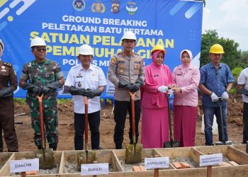 Wabup Merangin Khafied Moein  Apresiasi Pembangunan SPPG Polda Jambi