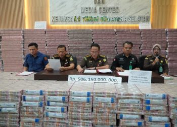 Kejaksaan Tinggi Sumsel Sita Uang Rp506 Milyar Terkait Kasus Korupsi Pemberian Kredit Ke PT. BSS dan PT. SAL