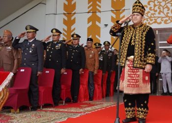 Bupati Merangin Jadi Inspektur Upacara Pengibaran Bendera  HUT Kemerdekaan RI Ke-80