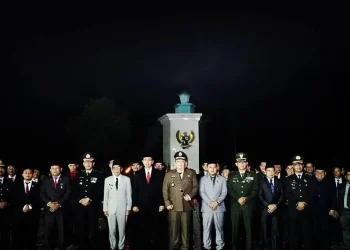 Bupati Batanghari Hadiri Apel Kehormatan dan Renungan Suci HUT RI ke-80