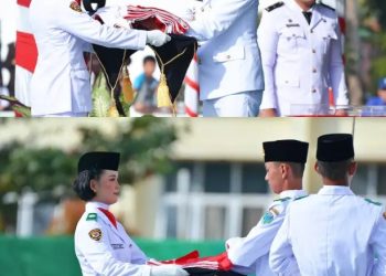 Bupati Fadhil Jadi Inspektur Upacara HUT RI ke 80 di Kabupaten Batang Hari
