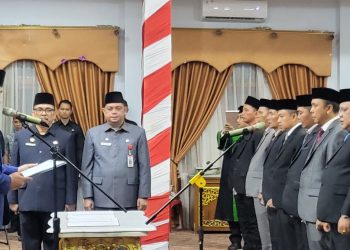 Bupati Merangin H M Syukur Lantik 15 Pejabat Tinggi Pratama,  Zulhifni  jadi  Pj Sekda