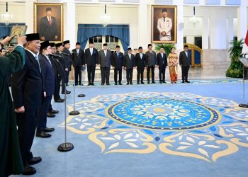 Presiden Prabowo Lantik Dua Menteri dan Tiga Wakil Menteri Kabinet Merah Putih 