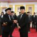 Sekjen Kemendagri Tomsi Lantik Lima Pejabat Pimpinan Tinggi Pratama, Ini Nama-Namanya
