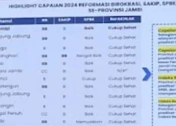 Luar Biasa… Pemkab Batanghari Raih IKM dari Menpan-RB