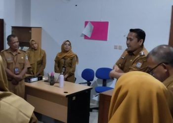 Pasca Pelantikan Pejabat, Bupati Merangin H M Syukur Sidak ke OPD