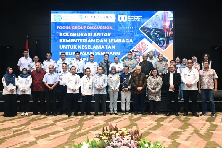 Sinergi Untuk Keselamatan Publik, Jasa Raharja Dukung Penyelenggaraan FGD Keselamatan Perlintasan Sebidang Kereta Api