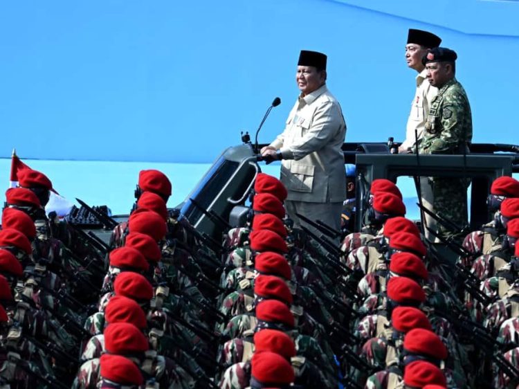 HUT ke-80 TNI, Presiden Prabowo Tekankan Kepemimpinan Teladan dan Profesionalisme 