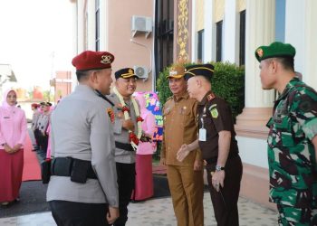 Wakil Bupati Tanjab Barat Hadiri Pisah Sambut Kapolres, Perkuat Sinergi Forkopimda