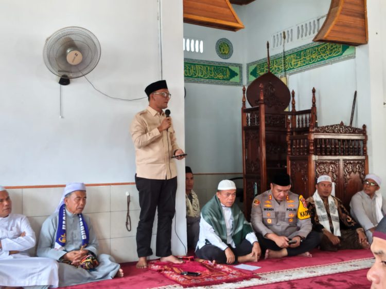 Kapolres Sarolangun Bersama Unsur Pemerintah Daerah Dampingi Gubernur Jambi pada Safari Ramadhan 1447 H di Batang Asai