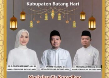 Pimpinan DPRD Batang Hari Sampaikan Salam Ramadan 1447 H