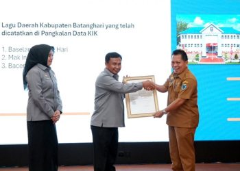 Pemkab Batang Hari Perkuat Perlindungan Budaya, Lagu Daerah Resmi Kantongi Sertifikat KIK