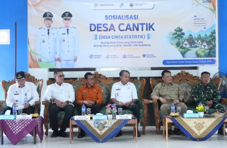 Wabup Muaro Jambi Buka Sosialisasi Desa Cantik, Dorong Desa Mandiri Kelola Data Statistik