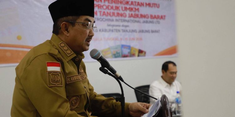 Bupati Anwar Sadat Dorong UMKM Naik Kelas, Produk Lokal Tanjab Barat Ditargetkan Tembus Pasar Nasional